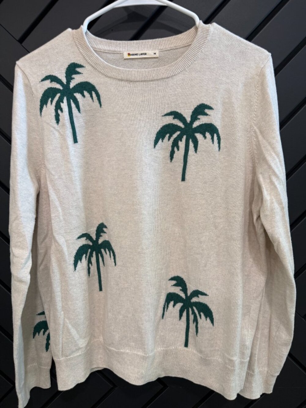 Marine Layer Sweater - Palms. LIKE NEW - Picture 5 of 11